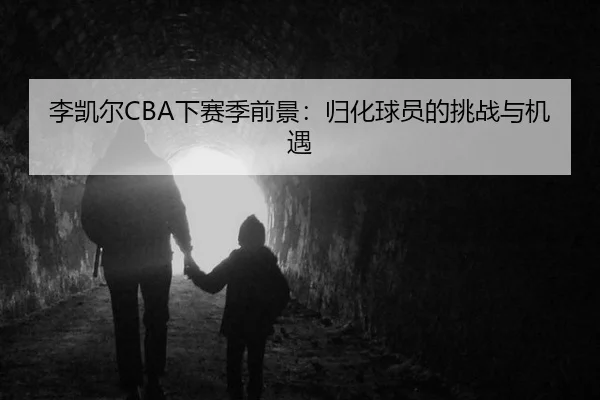 李凯尔CBA下赛季前景：归化球员的挑战与机遇